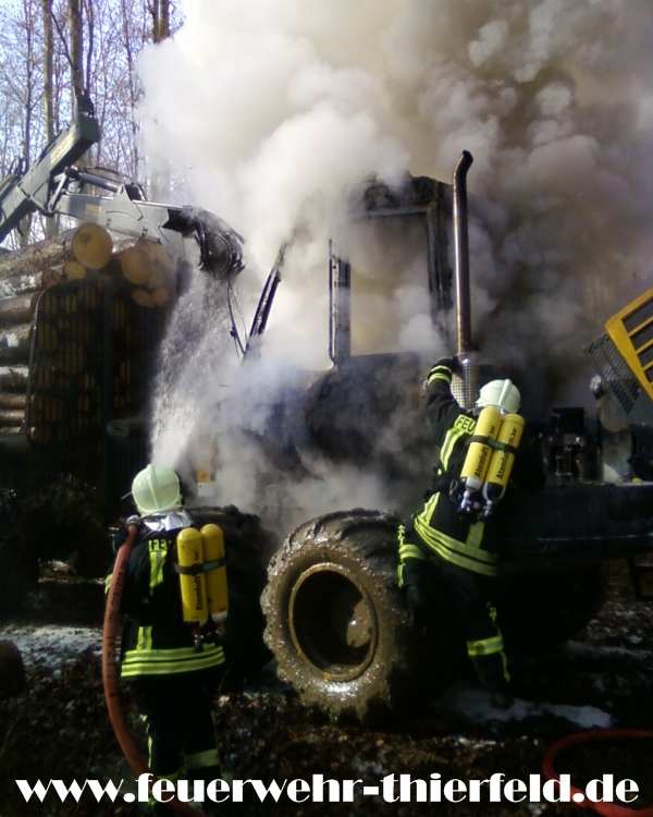 Brand Rückezug (Forstfahrzeug)