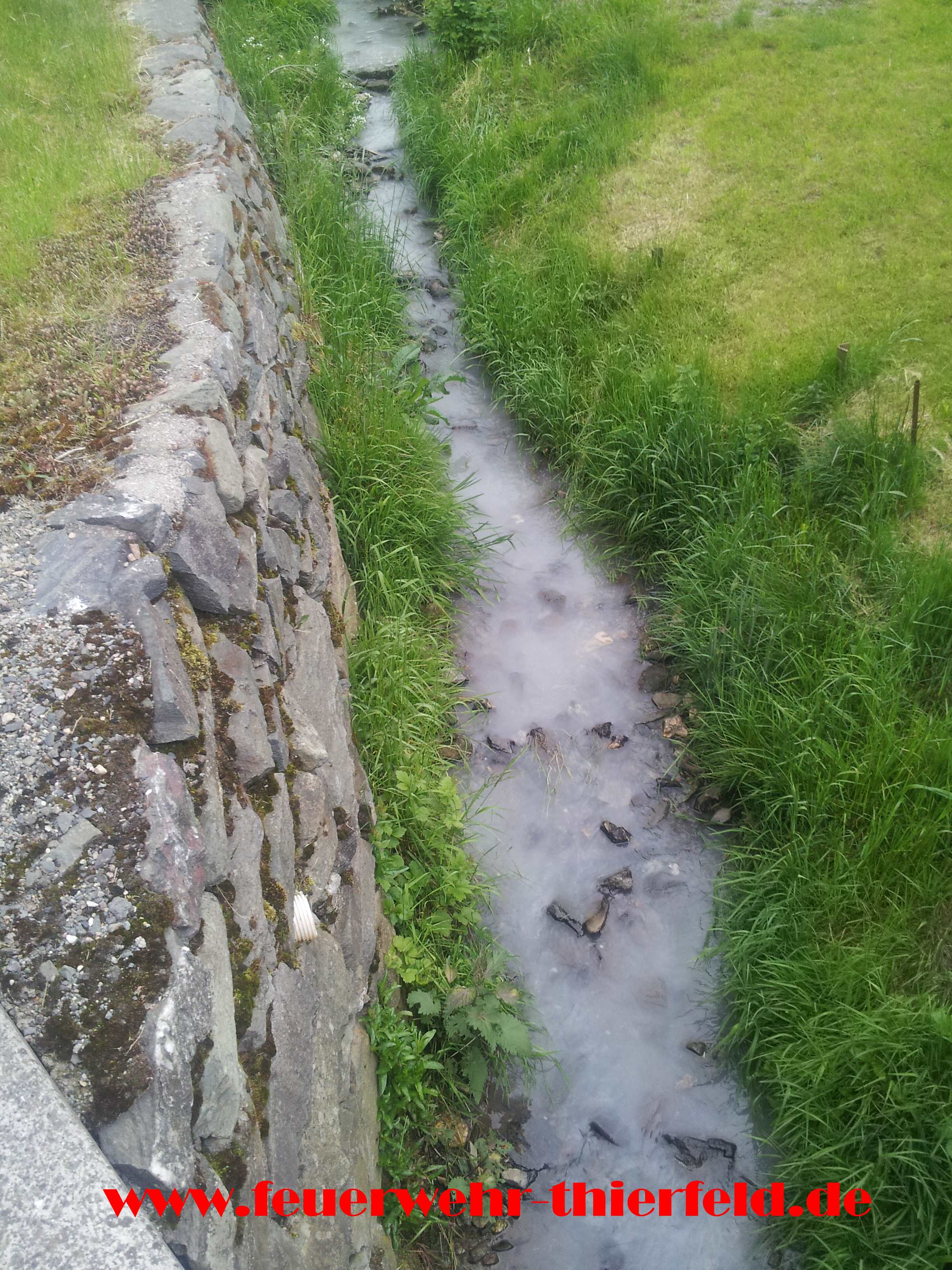 Einsatz 10: Milchiges Wasser im Bach